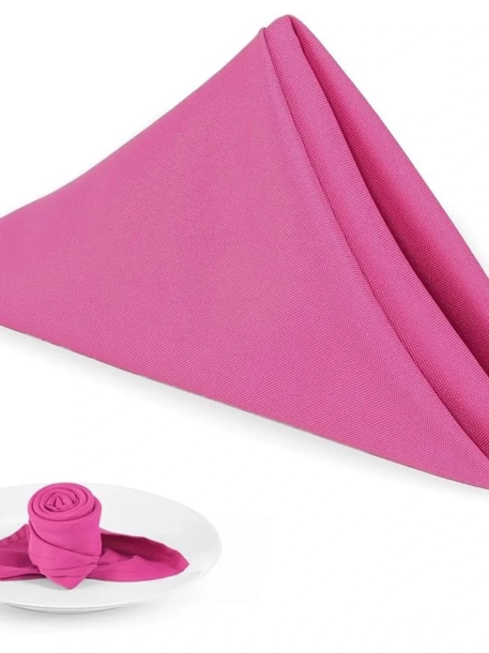 Premium Bright Pink Napkins for Elegant Table Settings